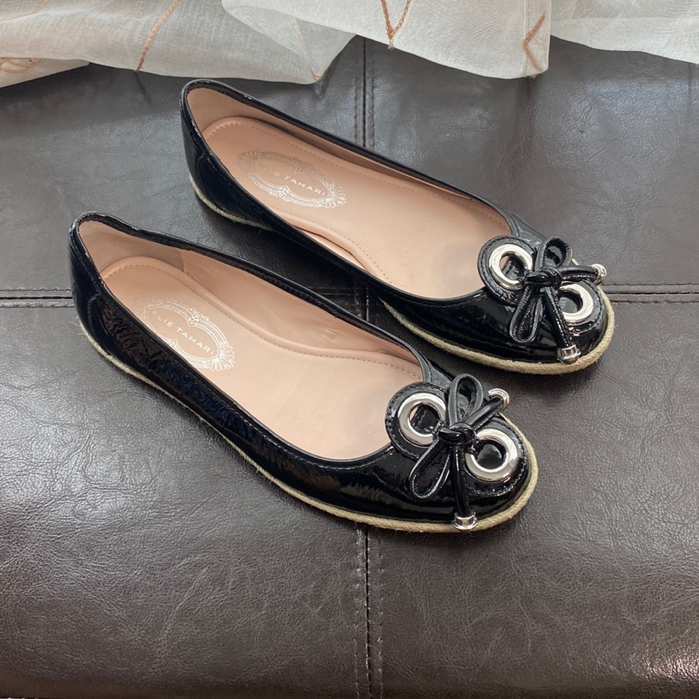 EUC Elie Tahari Patent Flats